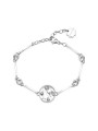 Women's bracelet letter N bhkb062 in steel 316 hypoallergenic stones and swarovski