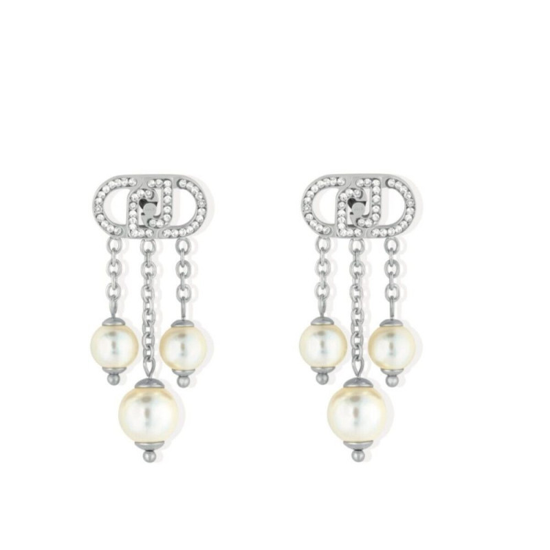 Orecchini Donna Liujo LJ2911 Pearls in Acciaio Silver Orecchini Donna Liujo LJ2911 Pearls in Acciaio Silver