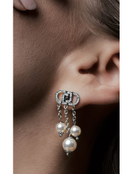 Orecchini Donna Liujo LJ2911 Pearls in Acciaio Silver