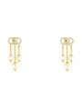 Orecchini Donna LIUJO Luxury LJ2916 Acciaio Inossidabile Gold Dorato Perle