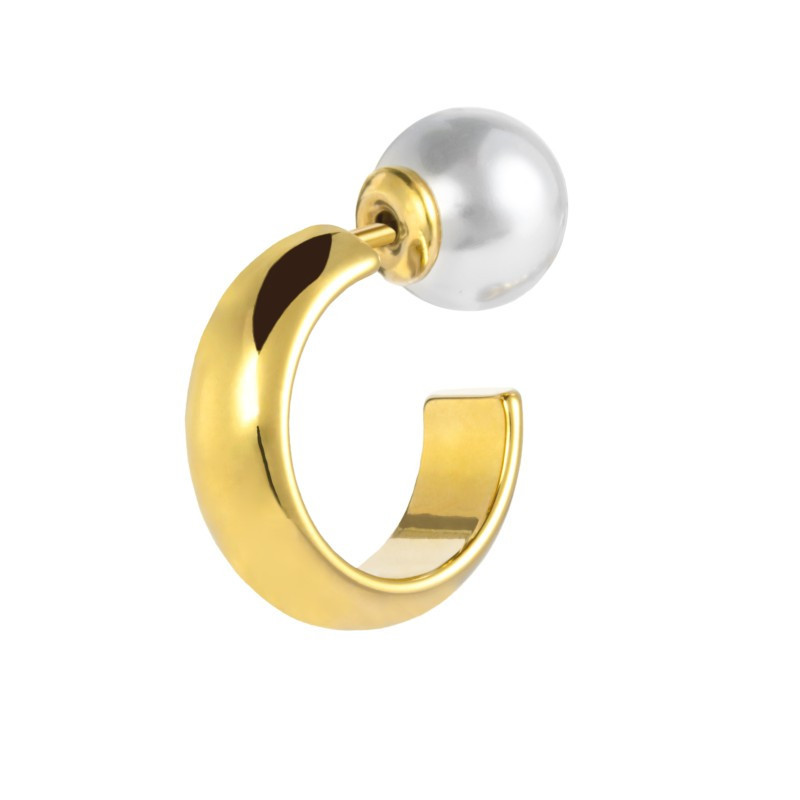 Orecchino Singolo Catena Tennis Pendente Oro Marlù 31or0003-lf - Foto 13