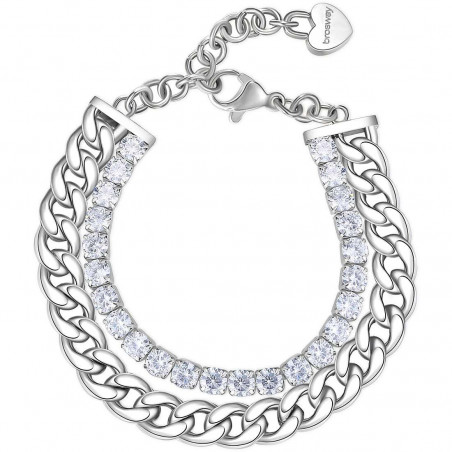 Women's Tennis Bracelet Brosway BEI071 Zircon steel color