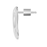 Monorecchino Donna Marlù a Lobo 33or0086 Acciaio Silver