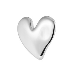 Monorecchino lobo Marlù acciaio rodiato forma di cuore 33OR0087