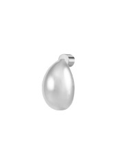 Monorecchino lobo Marlù acciaio rodiato goccia piccola 33OR0090