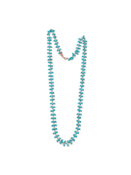 Collana Donna Maria Cristina Sterling G3986 Enjoy in Srgento Rosa 925% e AUlite Celeste
