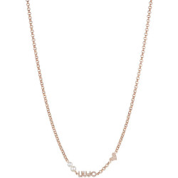 Liu Jo Icona LJ1695 Woman Necklace in Rose Gold Steel Color