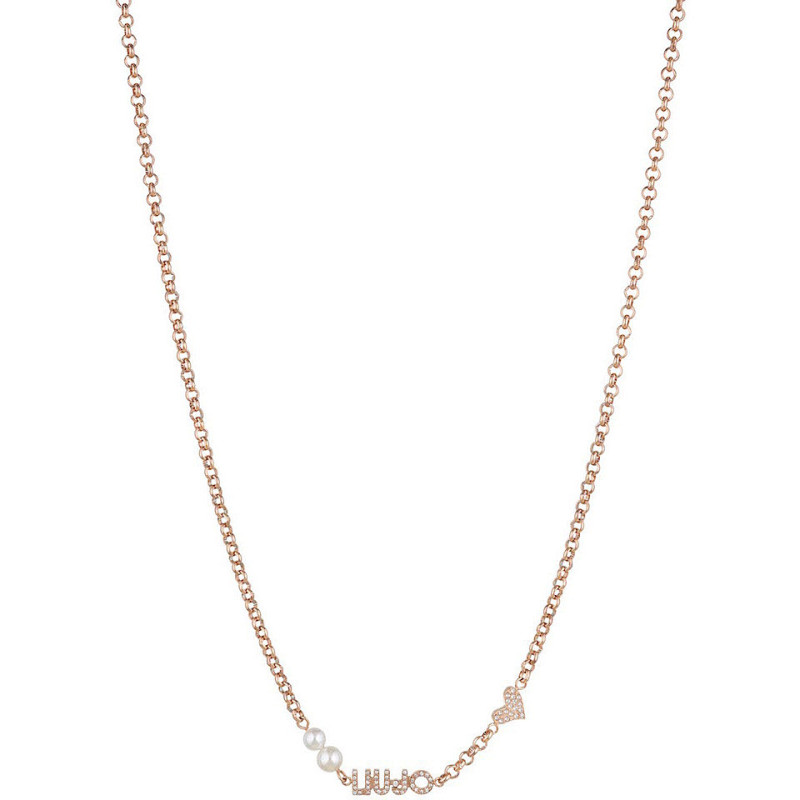 Collana Donna Liu Jo Icona LJ1695 in Acciaio Colore Oro Rosa Collana Donna Liu Jo Icona LJ1695 in Acciaio Colore Oro Rosa