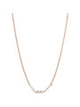 Liu Jo Icona LJ1695 Woman Necklace in Rose Gold Steel Color