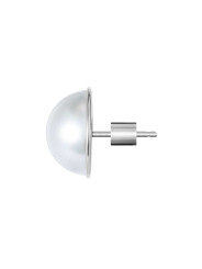Monorecchino lobo Marlù acciaio perla grande 33OR0092-W