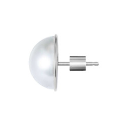 Monorecchino lobo Marlù acciaio perla grande 33OR0092-W
