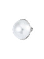 Monorecchino lobo Marlù acciaio con perla piccola 33OR0093-W