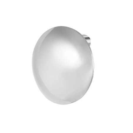 Monorecchino lobo Marlù acciaio rodiato a forma sferica 33OR0094