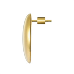 Monorecchino lobo Marlù acciaio dorato ovale pendente 33OR0096G