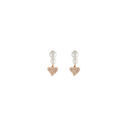 Earrings Woman LIU JO Icon LJ1697 Color Ora Pink with Pearls