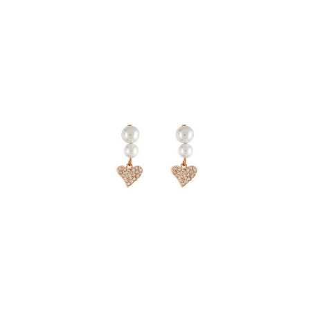 Earrings Woman LIU JO Icon LJ1697 Color Ora Pink with Pearls