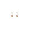 Earrings Woman LIU JO Icon LJ1697 Color Ora Pink with Pearls