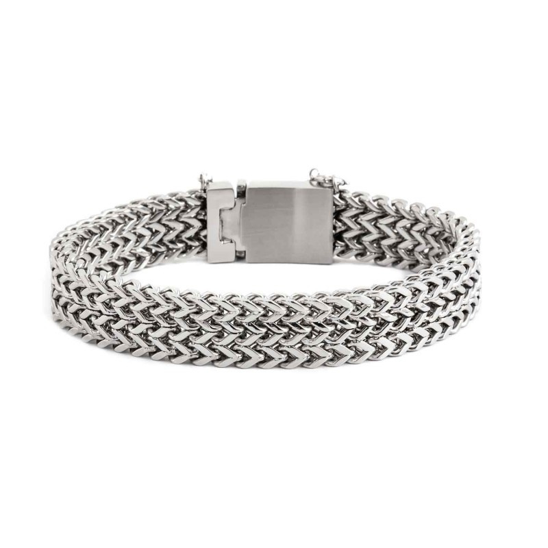 Bracciale Unisex Marlù in acciaio Silver 13BR102 Catena Fish Bracciale Unisex Marlù in acciaio Silver 13BR102 Catena Fish