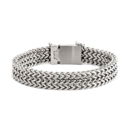 Bracciale Unisex Marlù in acciaio Silver 13BR102 Catena Fish