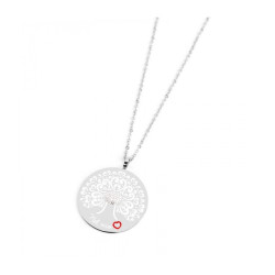 Collana Donna Marlù Nel Mio Cuore 15CN026 in Acciaio con Albero della Vita