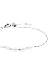 Bracciale Donna Marlù Acciaio Silver con Perle 33br0045-w