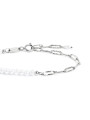 Bracciale Unisex Marlù catena Acciaio Silver figaro e perle irregolari 33BR0046-W