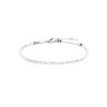 Bracciale catena Unisex Marlù in acciaio rodiato perle 33BR0047-W