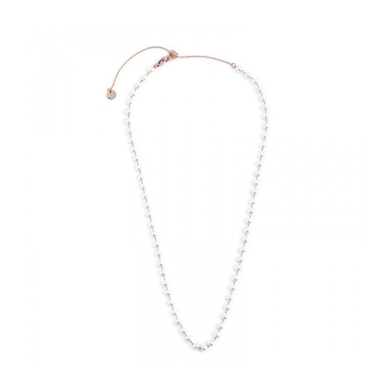 Collana Donna Marlù Be Woman 2CA0033R-W in Acciaio Colore Oro Rosa con Perle