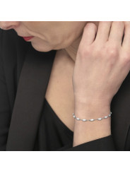 Bracciale catena da donna Marlù in acciaio 33BR0048-W