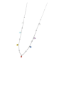 Collana Donna Marlù Be Woman 2CO0064-RGB in Acciaio Argento con Sfere Multicolor