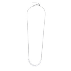 Collana girocollo da donna Marlù in acciaio Silver con perle 33CN0030-W
