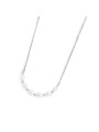 Collana girocollo da donna Marlù in acciaio Silver con perle 33CN0030-W