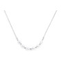Collana girocollo da donna Marlù in acciaio Silver con perle 33CN0030-W