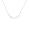 Collana girocollo da donna Marlù in acciaio Silver con perle 33CN0030-W