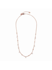 Collana Donna Marlù Be Woman 2CO0064R-W in Acciaio Pvd Oro Rosa con Sfere