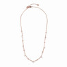 Collana Donna Marlù Be Woman 2CO0064R-W in Acciaio Pvd Oro Rosa con Sfere