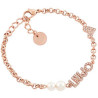 Bracciale Donna LIU JO Icona LJ1696 Colore Oro Rosa con Perle