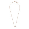 Collana donna acciaio pvd oro rosa cuore madreperla di Marlù,15CN034R-W