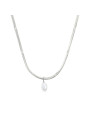 Collana girocollo snake donna Marlù acciaio con perla 33CN0034-W