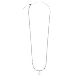 Collana girocollo snake donna Marlù acciaio con perla 33CN0034-W
