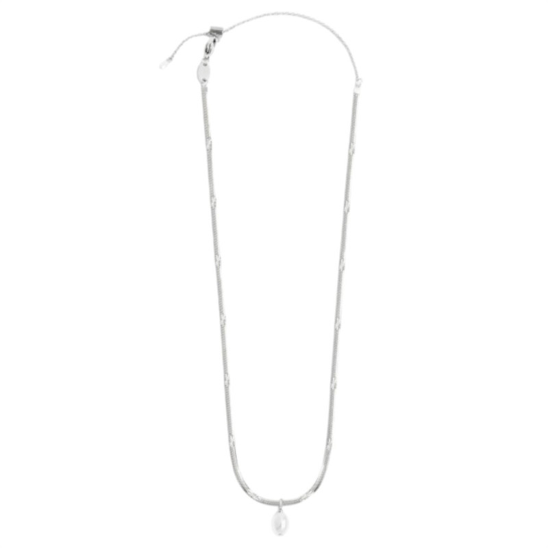 Collana girocollo snake donna Marlù acciaio con perla 33CN0034-W
