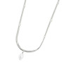 Collana girocollo snake donna Marlù acciaio con perla 33CN0034-W