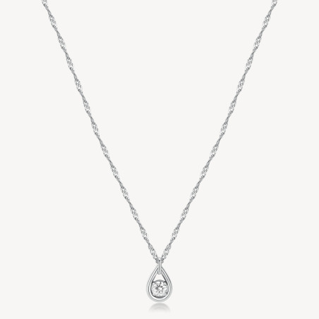 Collana Donna Brosway Ribbon BBN29 in Acciaio Silver
