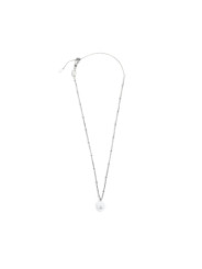Collana girocollo grumetta donna Marlù acciaio con perla 33CN0035-W