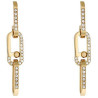 Orecchini Donna LIU JO LJ1800 Colore Oro Giallo con Zirconi