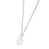 Collana girocollo grumetta donna Marlù acciaio con perla 33CN0035-W