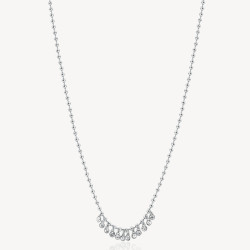 Collana Donna Brosway Symphonia BYM149 in Acciaio Silver con Cristalli