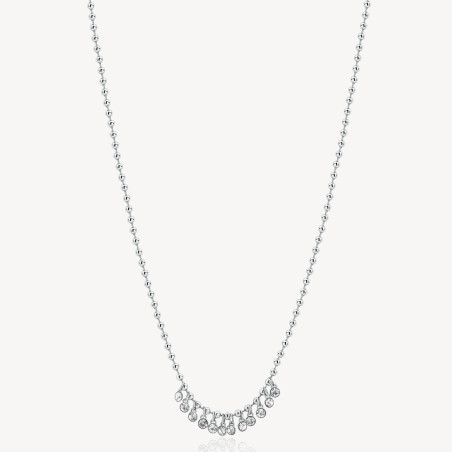 Collana Donna Brosway Symphonia BYM149 in Acciaio Silver con Cristalli