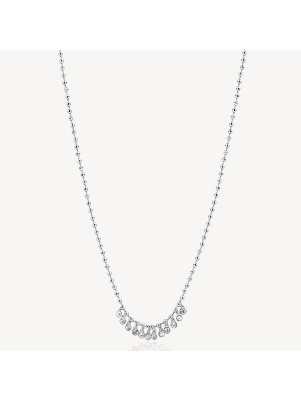 Collana Donna Brosway Symphonia BYM149 in Acciaio Silver con Cristalli