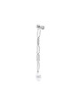 Mono orecchino pendente da donna Marlù acciaio con perla 33OR0062-W